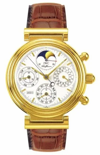 IWC Da Vinci Perpetual Yellow Gold / White / English IW3750-03 (3750-03, IW375003)